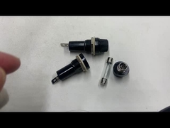 6 * 30mm แพนลติดตั้ง Fuse Holde Knob ประเภทแบบกันน้ําออกแบบ Fuse Holder สําหรับเครื่องจักร