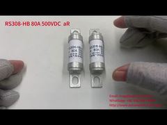 ฟิวส์เซรามิกสำหรับยานยนต์คุณภาพสูง RS308-HB-4G 80A 100A การใช้งานแรงดันไฟฟ้าสูงสุด AC690V/DC550V